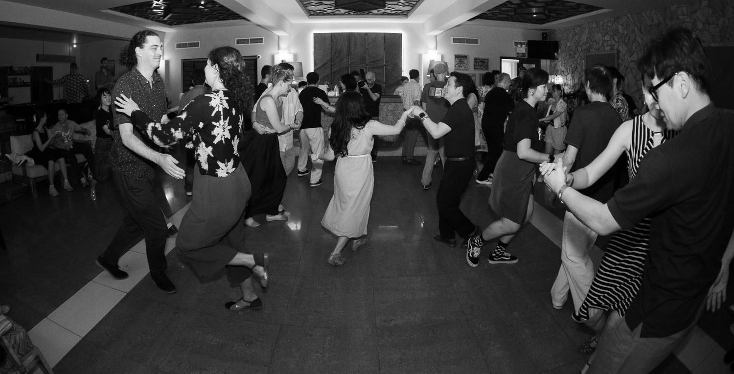 Late night dancing